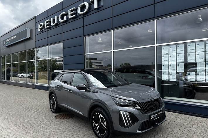 Grå Peugeot e-2008 fra 2025