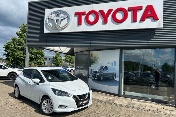 Hvid Nissan Micra fra 2022