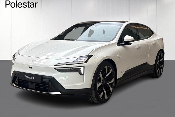 Hvid Polestar 4 fra 2025