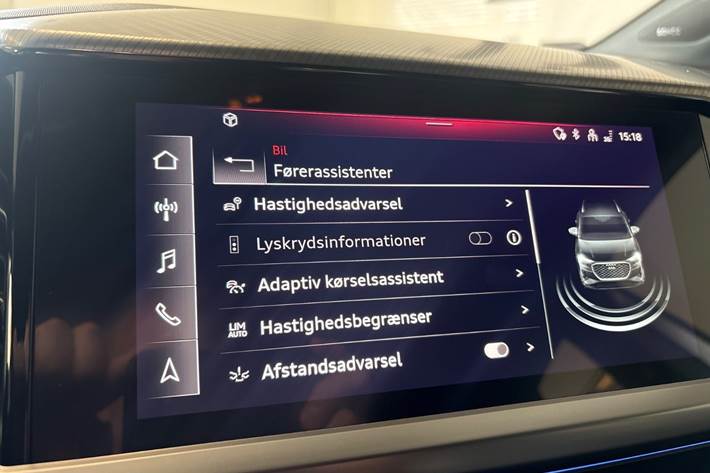 Sølv Audi Q4 e-tron fra 2023
