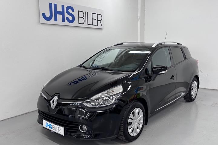 Sort Renault Clio IV fra 2015 set udefra