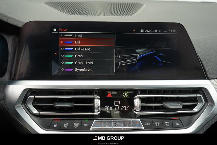 Hvid BMW 330i fra 2019