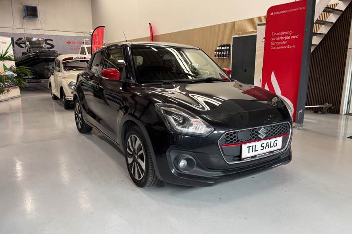 Sort Suzuki Swift fra 2017