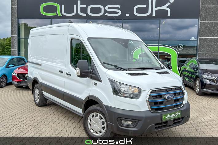 Hvid Ford E-Transit 350 L2 Van fra 2023