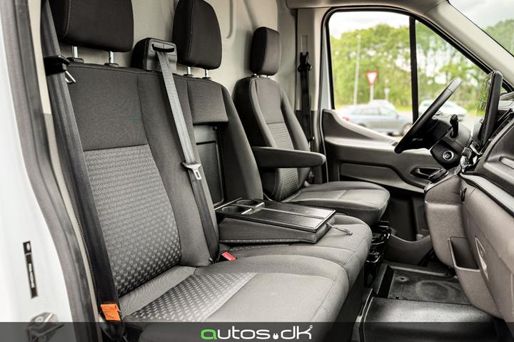 Hvid Ford E-Transit 350 L2 Van fra 2023
