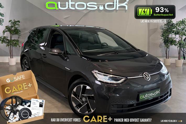 Grå VW ID.3 fra 2023