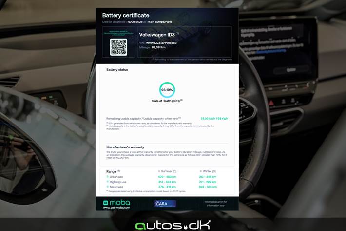 Grå VW ID.3 fra 2023