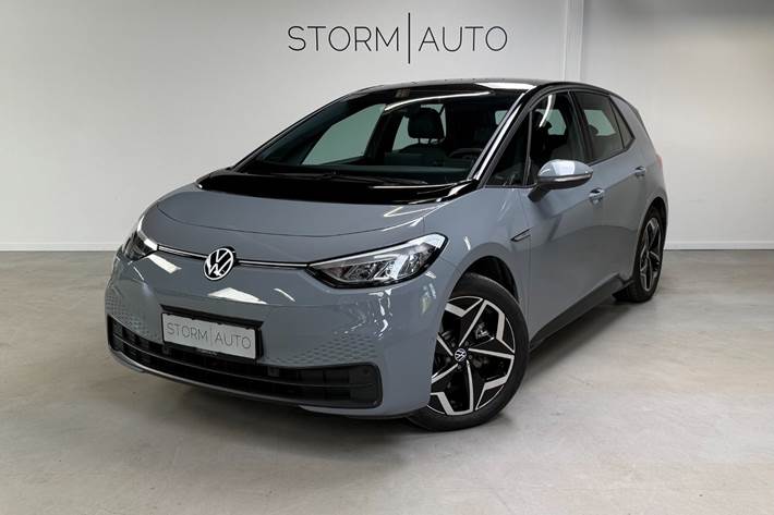 Grå VW ID.3 fra 2023