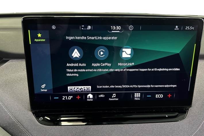 Sort Skoda Enyaq fra 2023