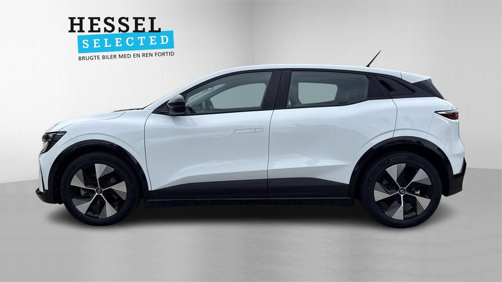 Hvid Renault Megane E-Tech fra 2023