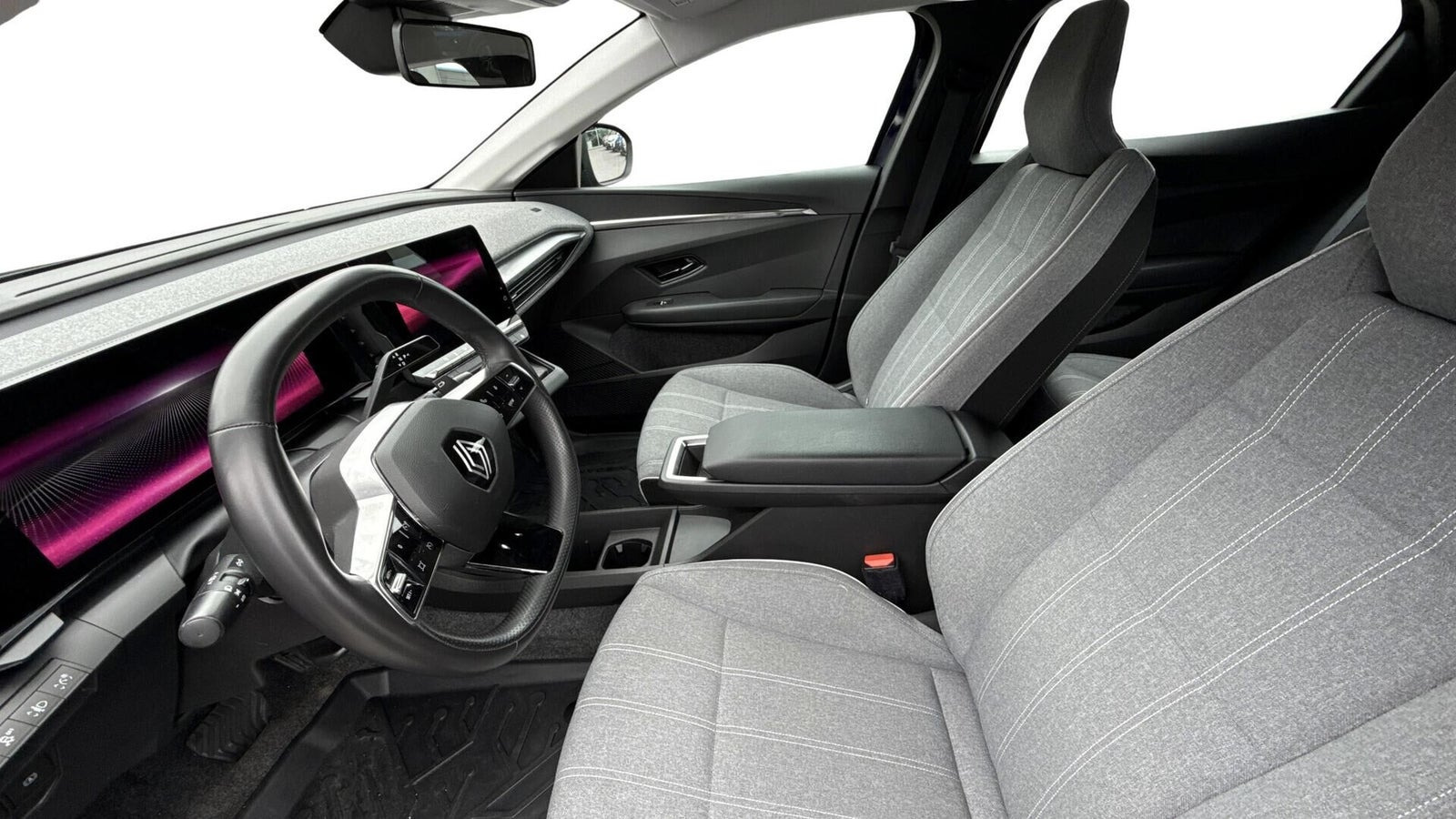 Blå Renault Megane E-Tech fra 2023