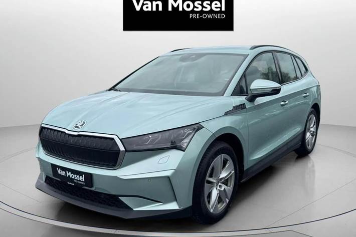 Blå Skoda Enyaq fra 2023