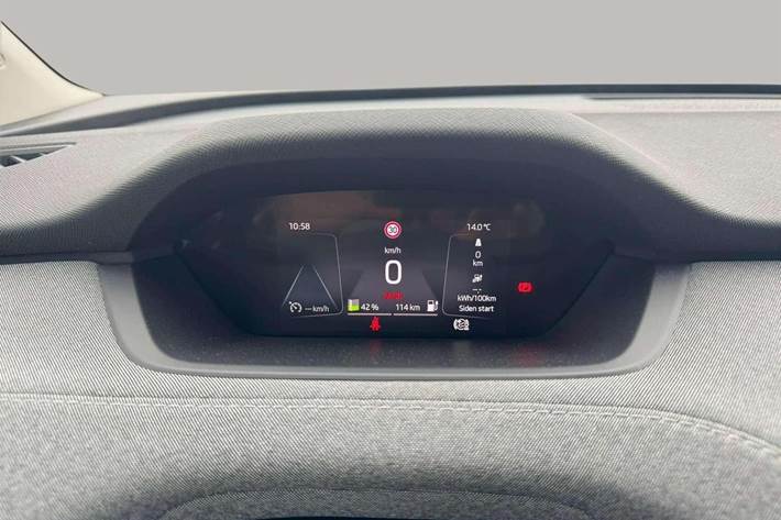 Blå Skoda Enyaq fra 2023