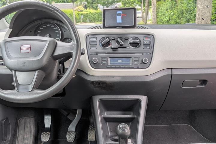 Rød Seat Mii fra 2013