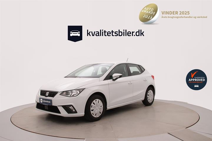 Hvid Seat Ibiza fra 2020 set udefra