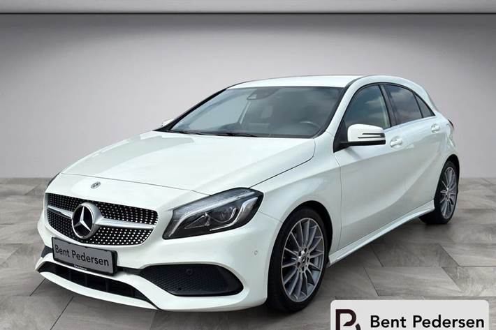 Hvid Mercedes A200 fra 2018