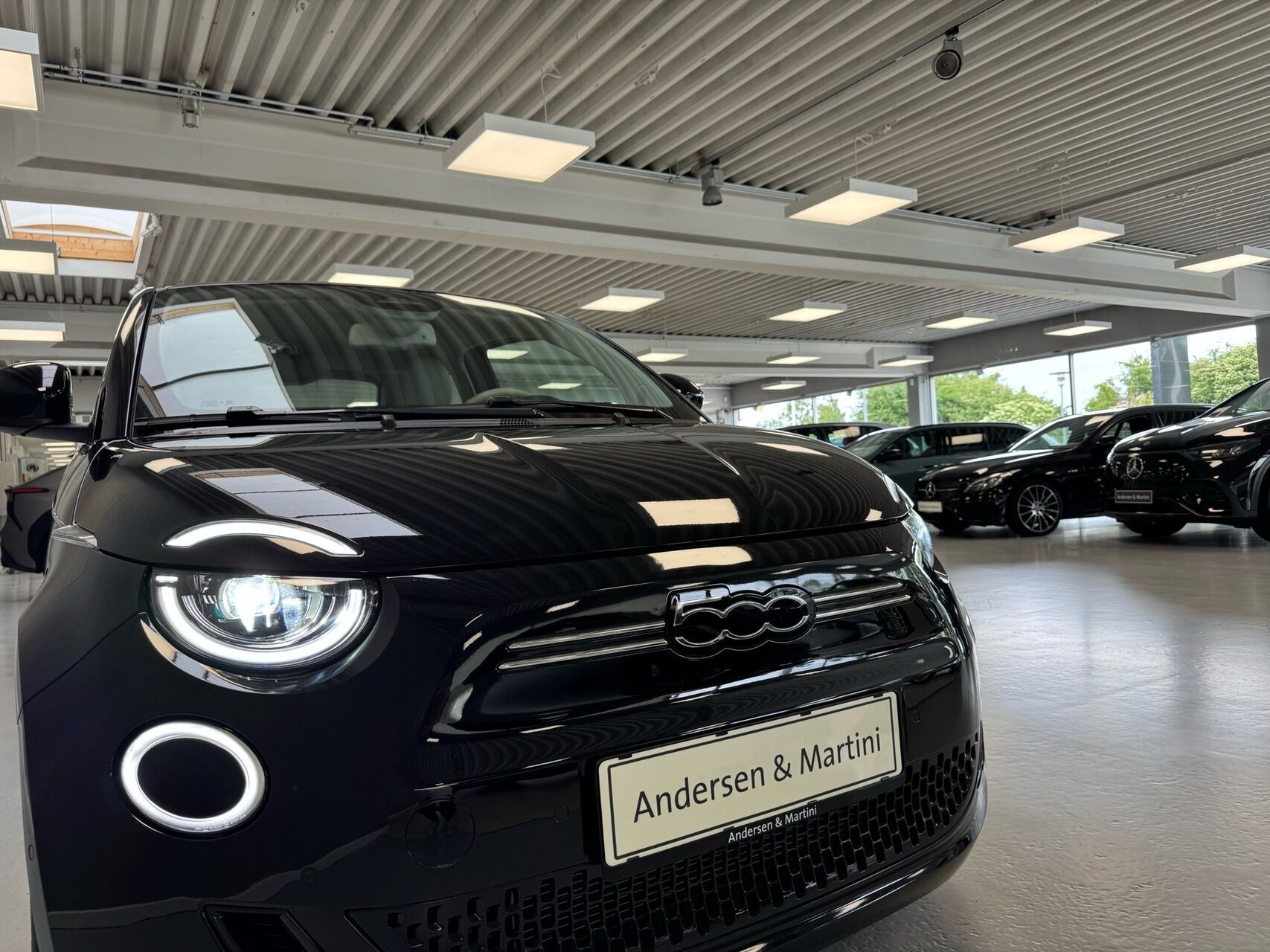 Sort Fiat 500e fra 2023