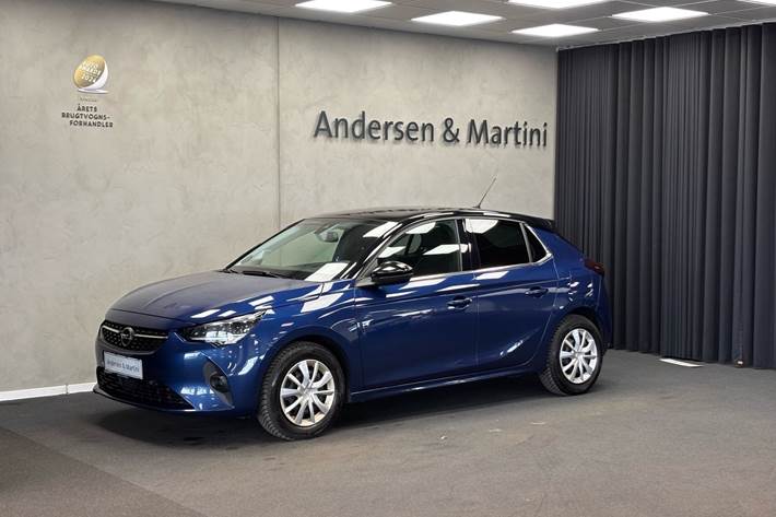 Blå Opel Corsa fra 2021