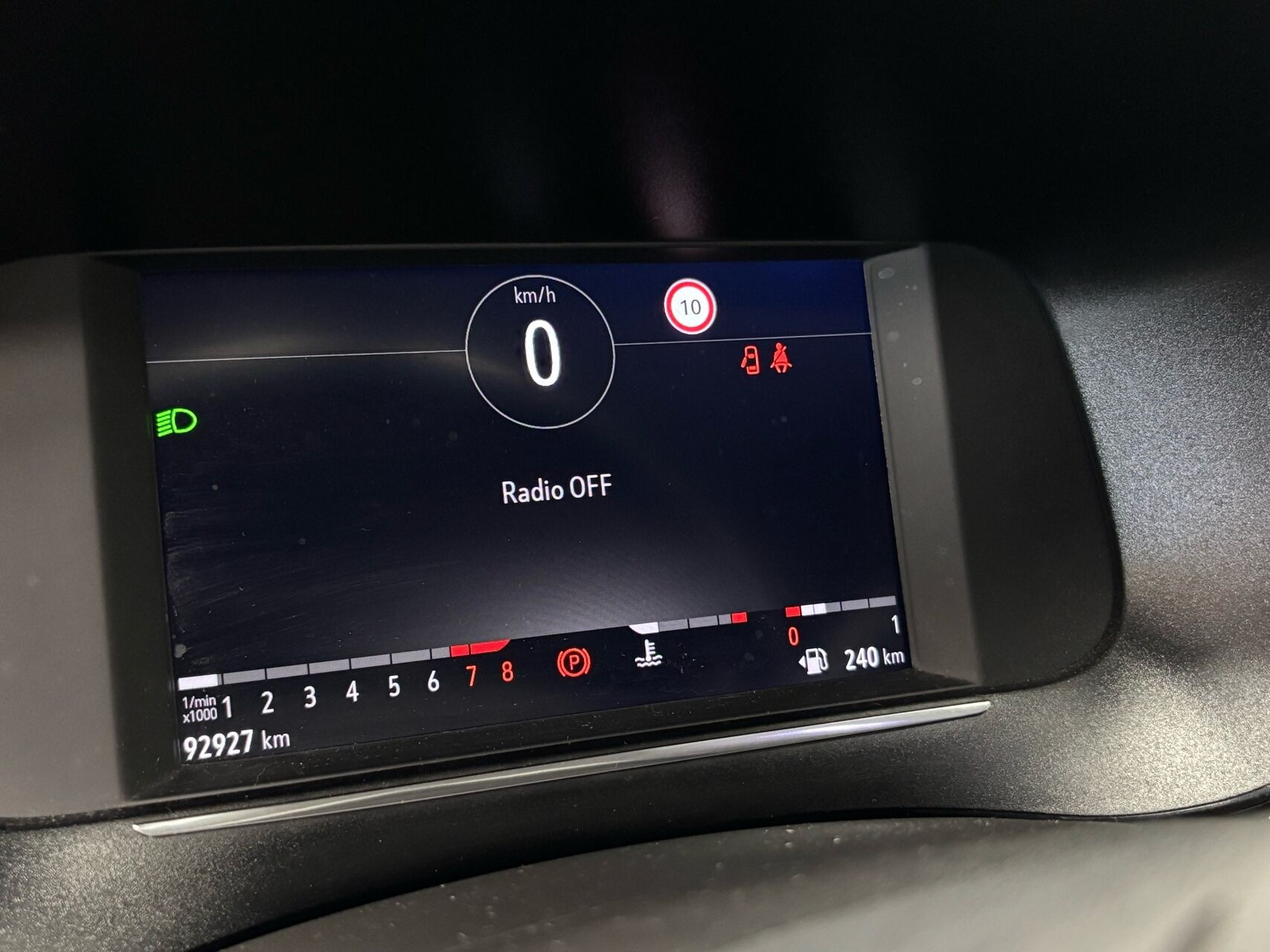 Blå Opel Corsa fra 2021