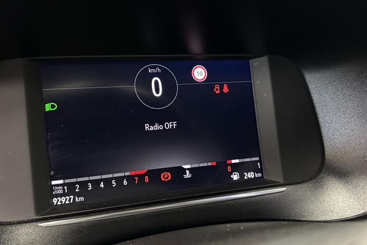 Blå Opel Corsa fra 2021