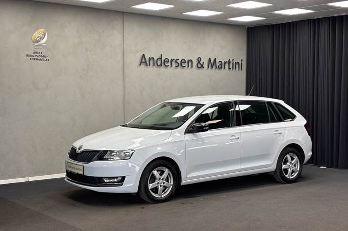 Hvid Skoda Rapid fra 2019