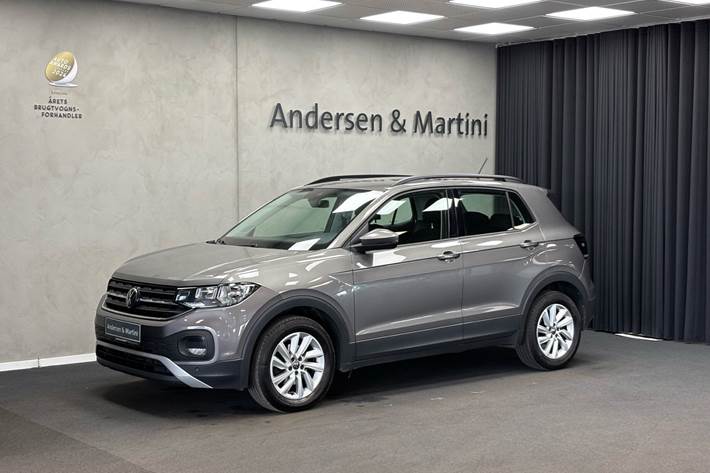 Grå VW T-Cross fra 2020