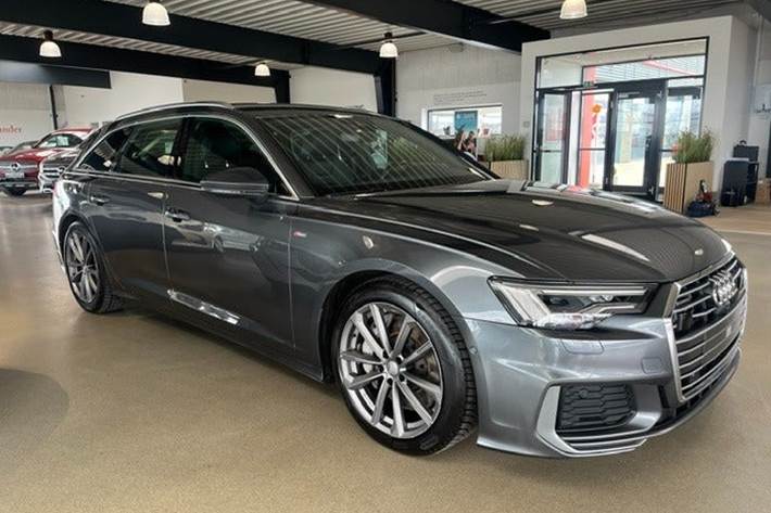 Grå Audi A6 fra 2021