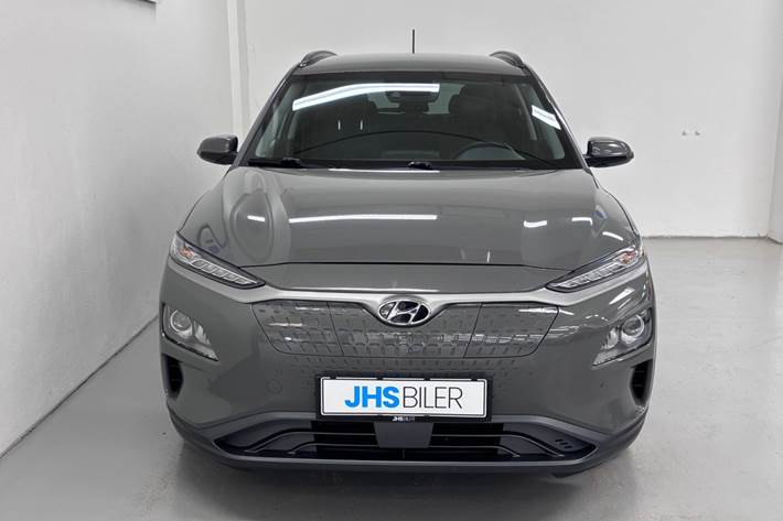Grå Hyundai Kona fra 2019