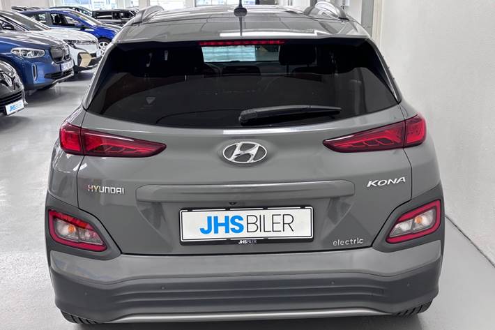 Grå Hyundai Kona fra 2019