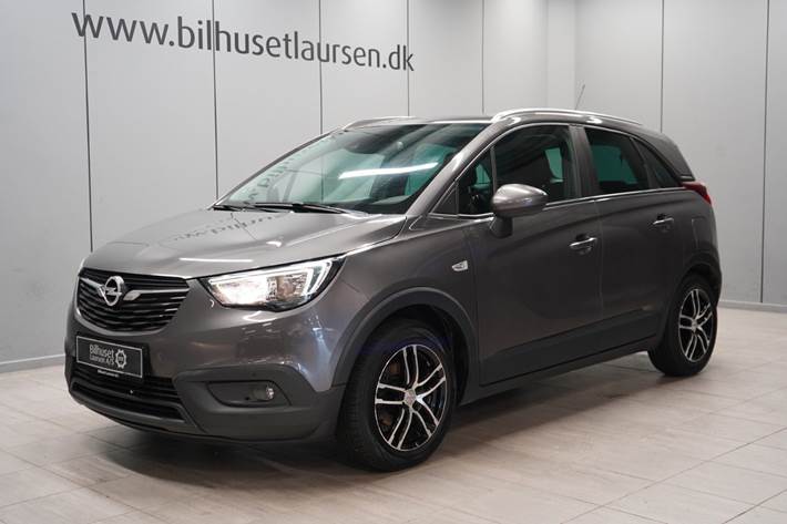 Grå Opel Crossland X fra 2019
