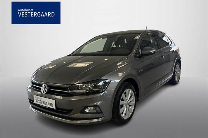 Grå VW Polo fra 2018