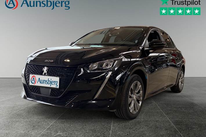 Sort Peugeot e-208 fra 2022