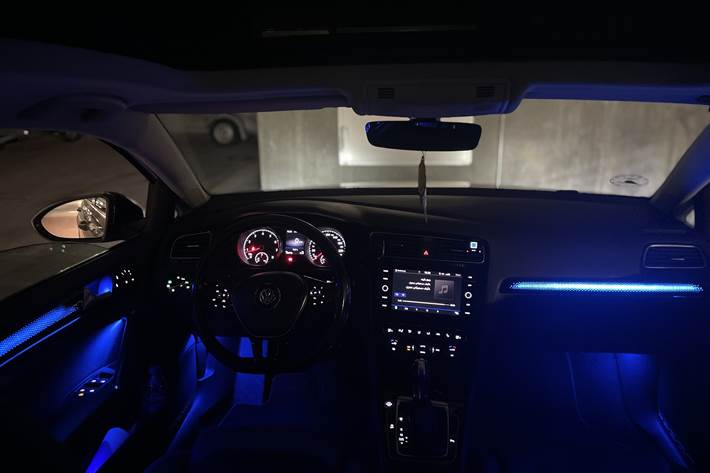 Hvid VW Golf fra 2017