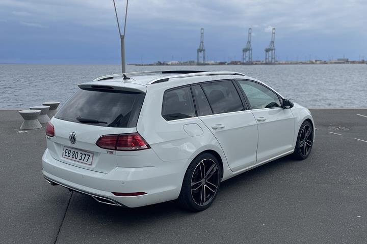 Hvid VW Golf fra 2017