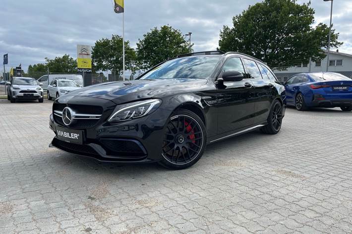 Sort Mercedes C63 AMG S fra 2017