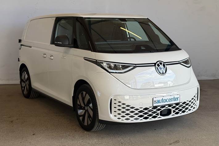 Hvid VW ID.Buzz fra 2026 set udefra