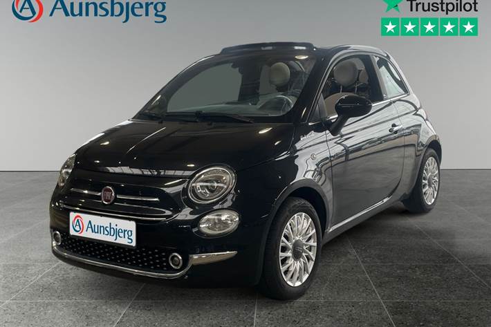 Sort Fiat 500C fra 2022