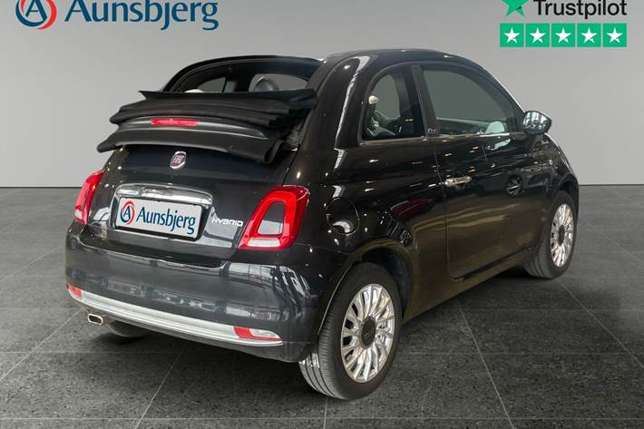 Sort Fiat 500C fra 2022