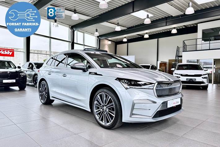 Sølv Skoda Enyaq fra 2025