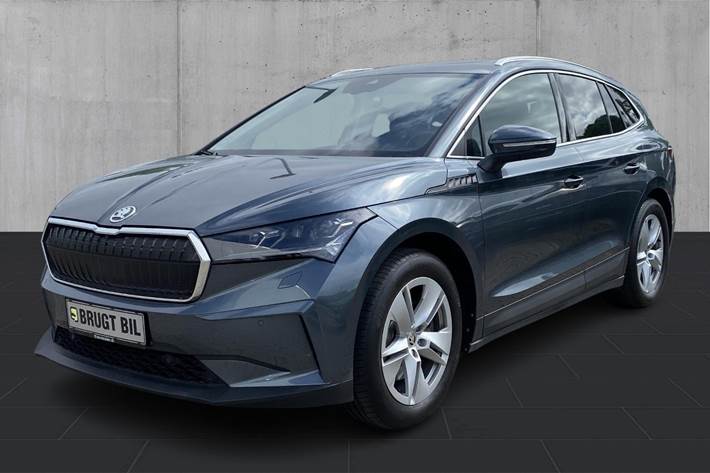 Grå Skoda Enyaq fra 2021