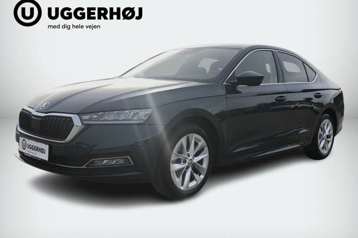 Blå Skoda Octavia fra 2021