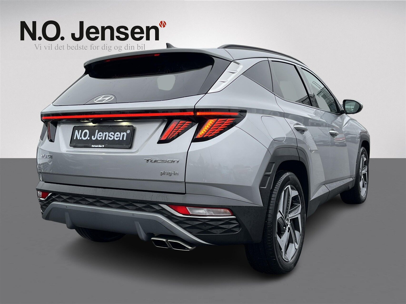 Sølv Hyundai Tucson fra 2021