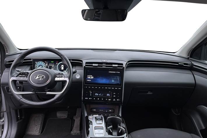 Sølv Hyundai Tucson fra 2021