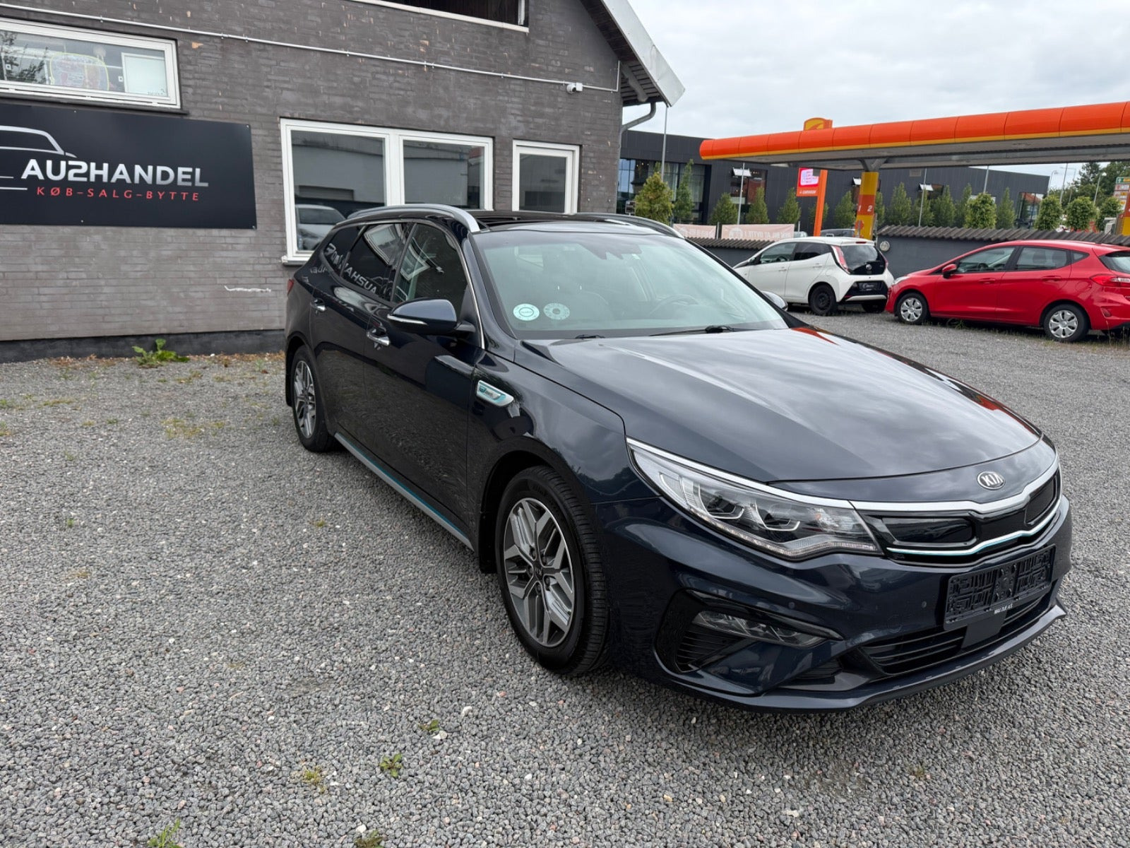 Blå Kia Optima fra 2019