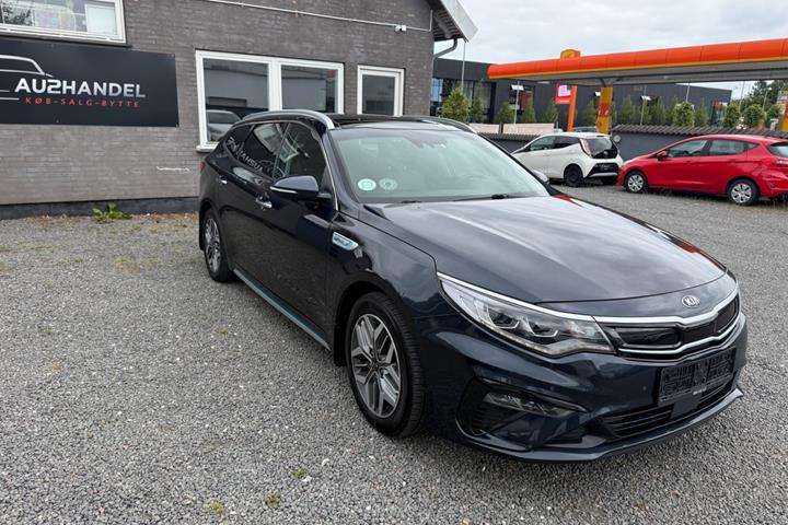 Blå Kia Optima fra 2019