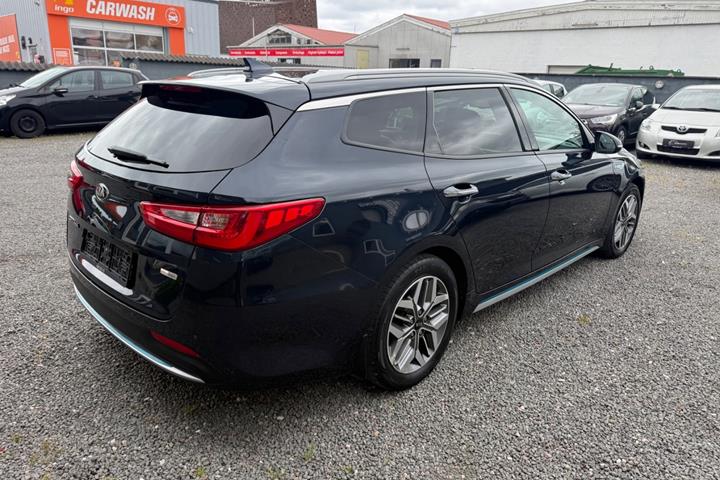 Blå Kia Optima fra 2019