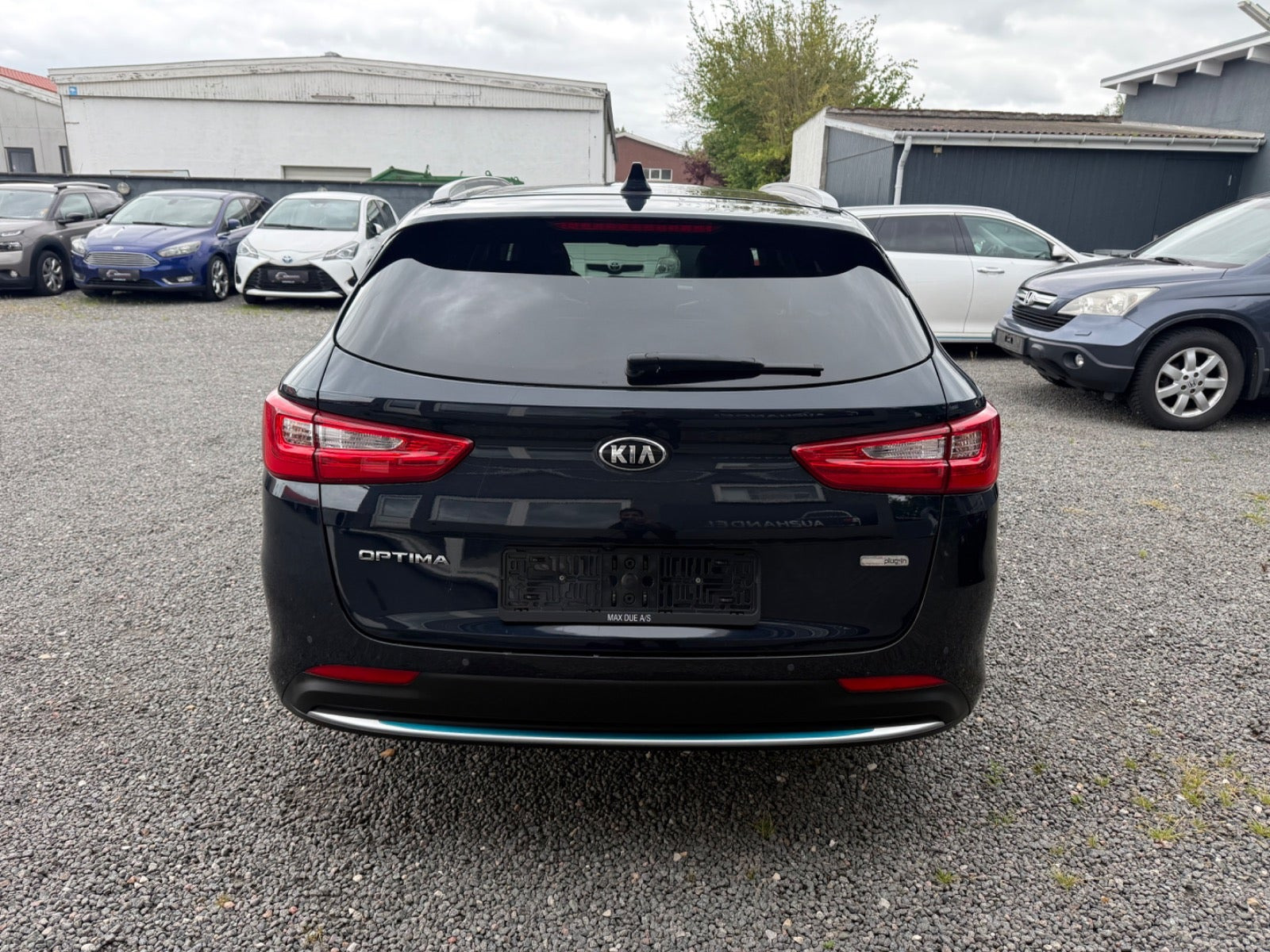 Blå Kia Optima fra 2019
