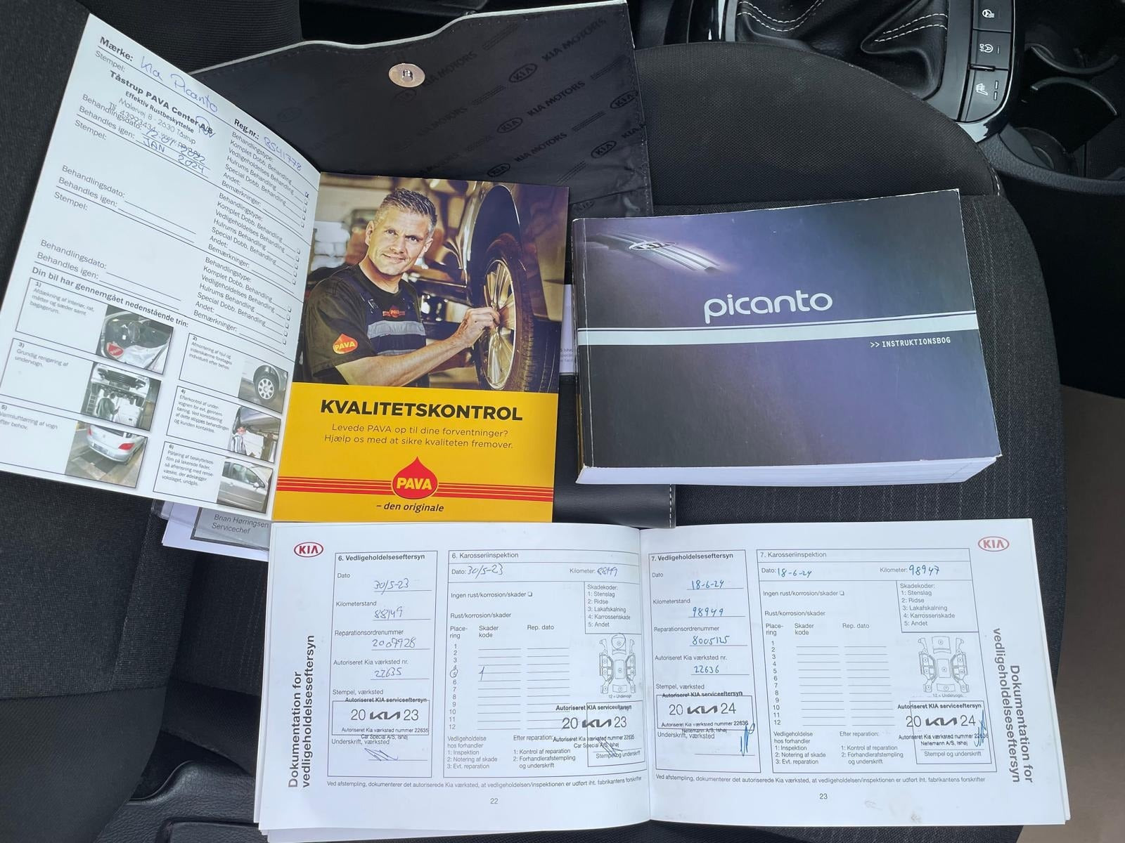 Orange Kia Picanto fra 2018