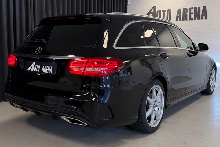 Sort Mercedes C220 d fra 2018