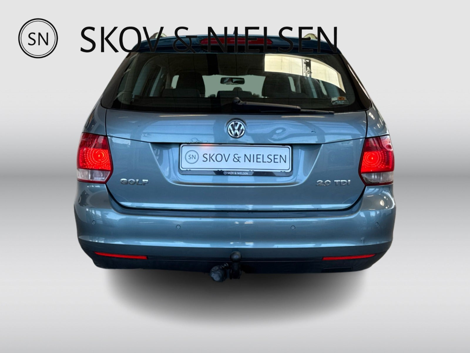 Grå VW Golf V fra 2008